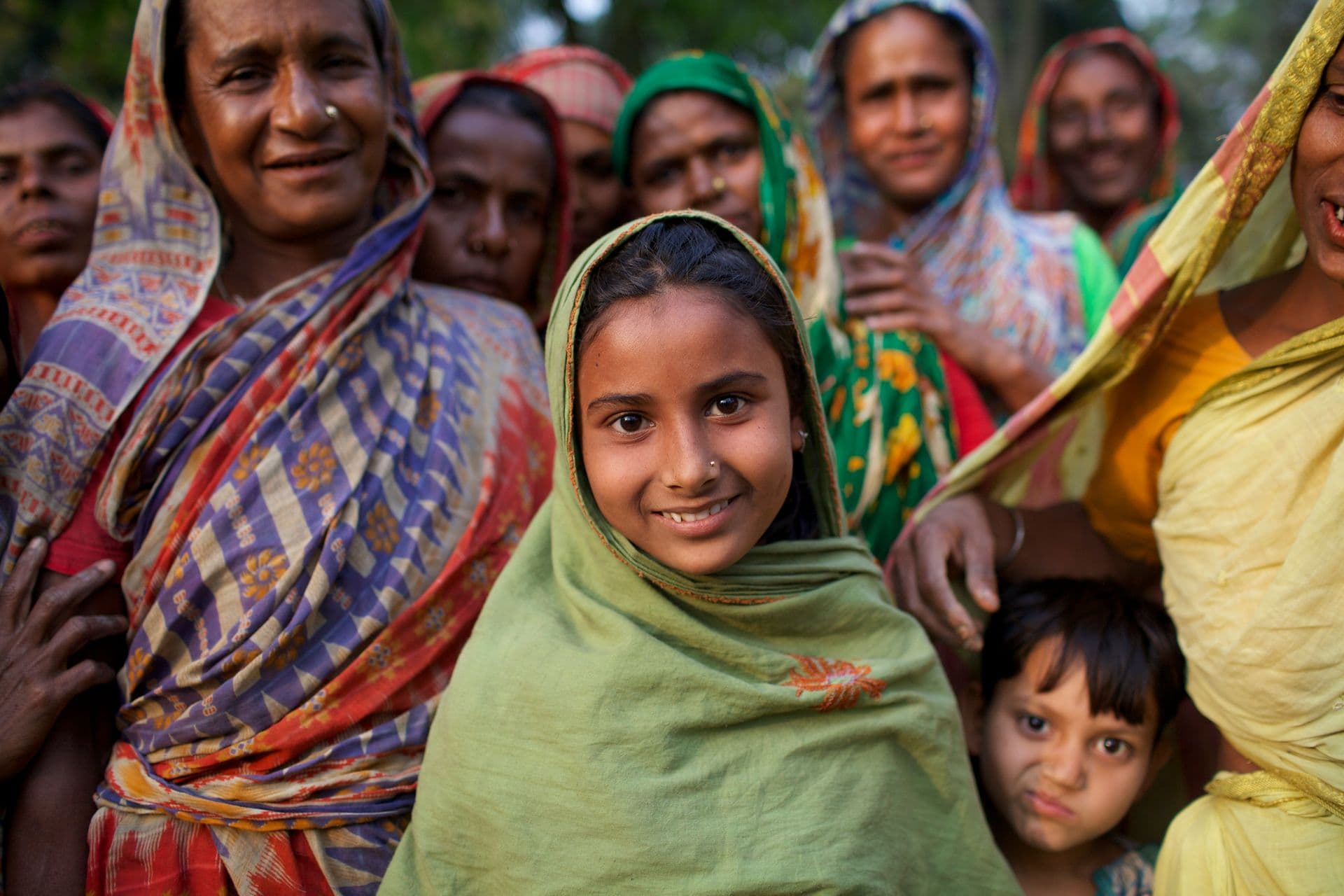 Women supported by the Oporajita Collective